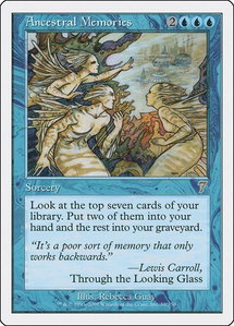 Ancestral Memories - 7th Edition (7ED) #59 - Rare Magic: The Gathering Trading Card