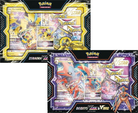 Deoxys/Zeraora VMAX & VSTAR Battle Box [Set of 2] - Miscellaneous Cards & Products Pokémon trading card