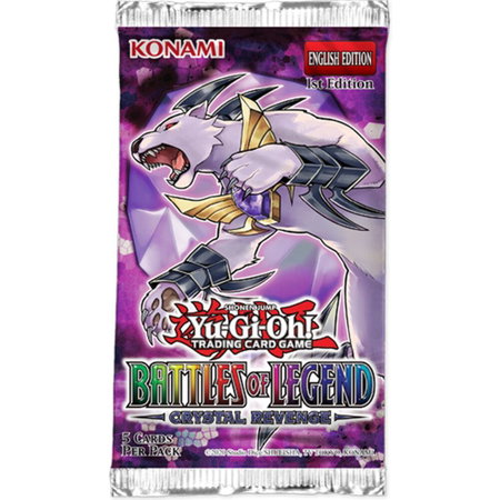 Battles of Legend: Crystal Revenge Booster Pack - Battles of Legend: Crystal Revenge YuGiOh trading card