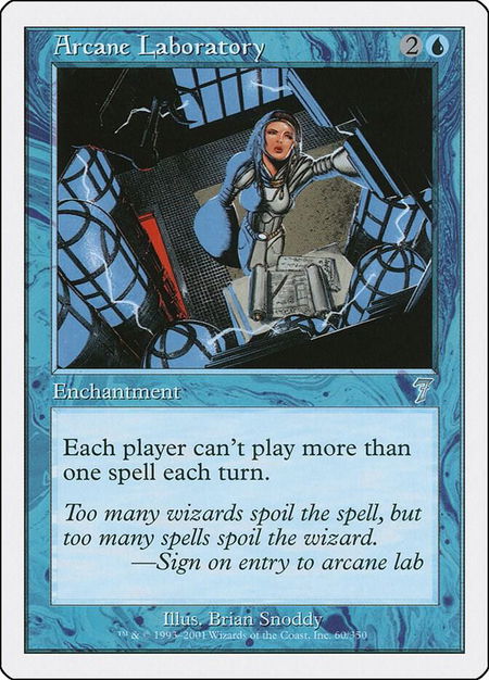 Arcane Laboratory - 7th Edition Magic: The Gathering trading card