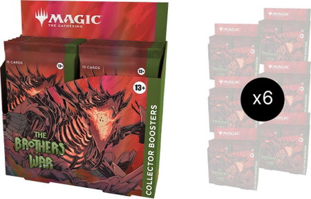 The Brothers' War - Collector Booster Display Case trading card from The Brothers' War The Brothers' War - Collector Booster Display Case - The Brothers' War Magic: The Gathering trading card