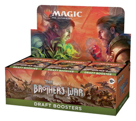 The Brothers' War - Draft Booster Box trading card from The Brothers' War The Brothers' War - Draft Booster Box - The Brothers' War Magic: The Gathering trading card
