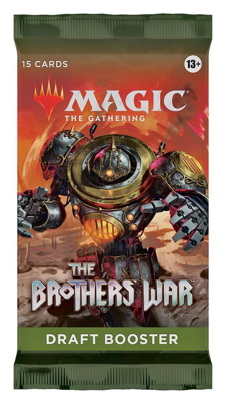The Brothers' War - Draft Booster Pack trading card from The Brothers' War The Brothers' War - Draft Booster Pack - The Brothers' War Magic: The Gathering trading card