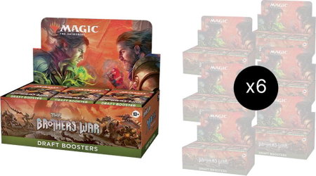 The Brothers' War - Draft Booster Box Case trading card from The Brothers' War The Brothers' War - Draft Booster Box Case - The Brothers' War Magic: The Gathering trading card