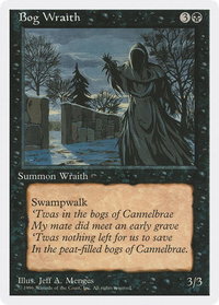Bog Wraith - Introductory Two-Player Set (2PS) #null - Uncommon Magic: The Gathering Trading Card