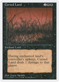 Cursed Land - Introductory Two-Player Set (2PS) #null - Uncommon Magic: The Gathering Trading Card