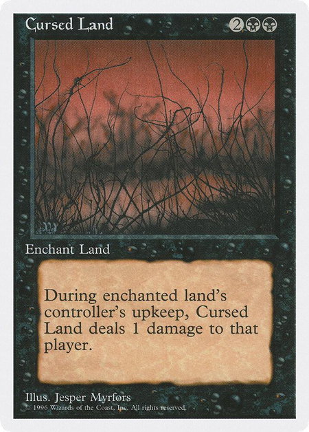 Cursed Land - Introductory Two-Player Set Magic: The Gathering trading card