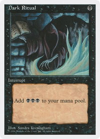 Dark Ritual - Introductory Two-Player Set (2PS) #null - Common Magic: The Gathering Trading Card