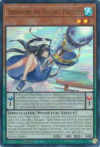 Shinonome the Vaylantz Priestess - Tactical Masters (TAMA) #TAMA-EN001 - Ultra Rare YuGiOh Trading Card