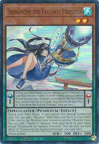 Shinonome the Vaylantz Priestess - Tactical Masters (TAMA) #TAMA-EN001 - Ultra Rare YuGiOh Trading Card