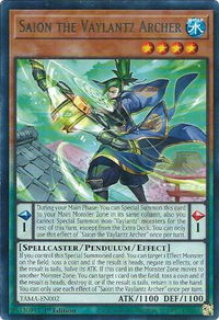 Saion the Vaylantz Archer - Tactical Masters (TAMA) #TAMA-EN002 - Rare YuGiOh Trading Card