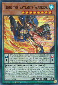 Hojo the Vaylantz Warrior - Tactical Masters (TAMA) #TAMA-EN004 - Super Rare YuGiOh Trading Card