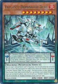 Vaylantz Dominator Duke - Tactical Masters (TAMA) #TAMA-EN008 - Rare YuGiOh Trading Card