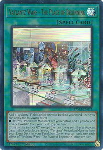 Vaylantz Wars - The Place of Beginning - Tactical Masters (TAMA) #TAMA-EN011 - Ultra Rare YuGiOh Trading Card