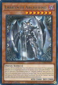 Labrynth Archfiend - Tactical Masters (TAMA) #TAMA-EN015 - Rare YuGiOh Trading Card