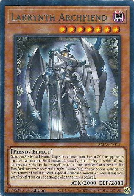 Labrynth Archfiend - Tactical Masters YuGiOh trading card