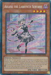 Ariane the Labrynth Servant (CR) - Tactical Masters (TAMA) #TAMA-EN016 - Collector's Rare YuGiOh Trading Card