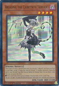 Arianna the Labrynth Servant - Tactical Masters (TAMA) #TAMA-EN017 - Ultra Rare YuGiOh Trading Card
