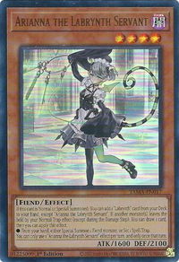 Arianna the Labrynth Servant - Tactical Masters (TAMA) #TAMA-EN017 - Ultra Rare YuGiOh Trading Card