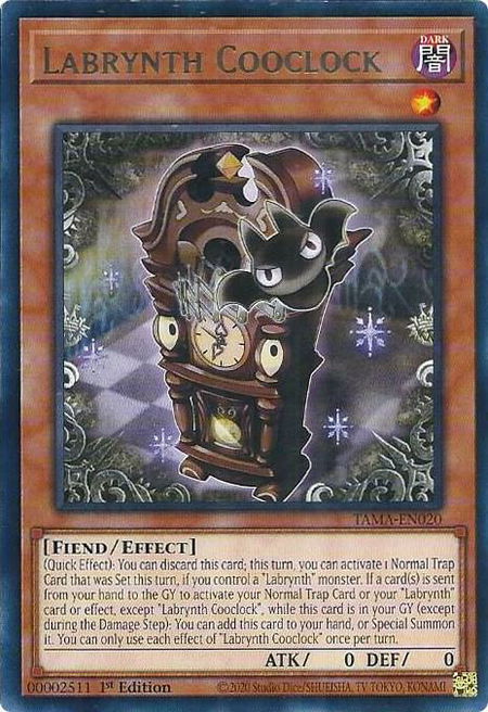 Labrynth Cooclock - Tactical Masters YuGiOh trading card