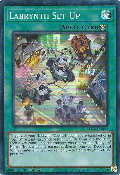 Labrynth Set-Up trading card from Tactical Masters Labrynth Set-Up - Tactical Masters YuGiOh trading card