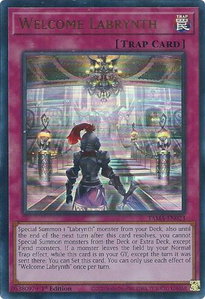 Welcome Labrynth - Tactical Masters (TAMA) #TAMA-EN023 - Ultra Rare YuGiOh Trading Card