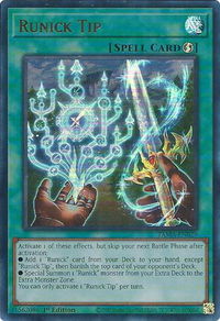 Runick Tip - Tactical Masters (TAMA) #TAMA-EN029 - Ultra Rare YuGiOh Trading Card