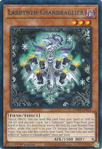 Labrynth Chandraglier - Tactical Masters (TAMA) #TAMA-EN018 - Rare YuGiOh Trading Card