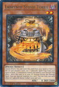Labrynth Stovie Torbie - Tactical Masters (TAMA) #TAMA-EN019 - Rare YuGiOh Trading Card