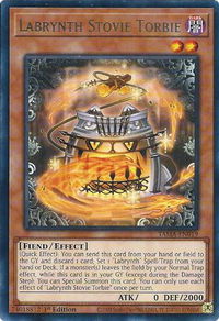 Labrynth Stovie Torbie - Tactical Masters (TAMA) #TAMA-EN019 - Rare YuGiOh Trading Card