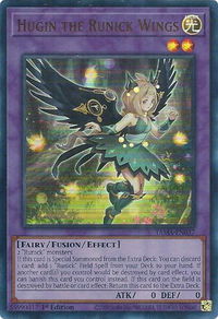 Hugin the Runick Wings - Tactical Masters (TAMA) #TAMA-EN037 - Ultra Rare YuGiOh Trading Card