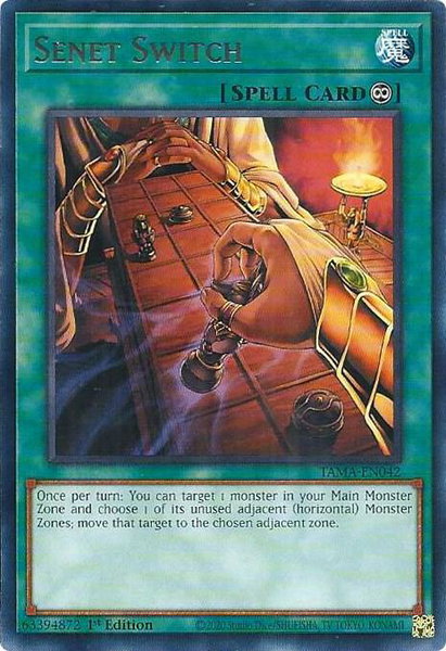 Senet Switch trading card from Tactical Masters Senet Switch - Tactical Masters YuGiOh trading card