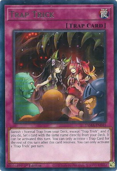 Trap Trick trading card from Tactical Masters Trap Trick - Tactical Masters YuGiOh trading card