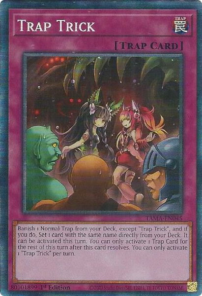 Trap Trick (CR) trading card from Tactical Masters Trap Trick (CR) - Tactical Masters YuGiOh trading card