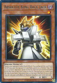 Absolute King Back Jack - Tactical Masters (TAMA) #TAMA-EN048 - Rare YuGiOh Trading Card