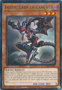 Lilith, Lady of Lament - Tactical Masters (TAMA) #TAMA-EN049 - Rare YuGiOh Trading Card