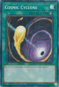 Cosmic Cyclone (CR) - Tactical Masters (TAMA) #TAMA-EN053 - Collector's Rare YuGiOh Trading Card