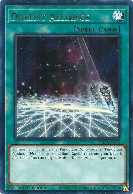 Duelist Alliance trading card from Tactical Masters Duelist Alliance - Tactical Masters YuGiOh trading card
