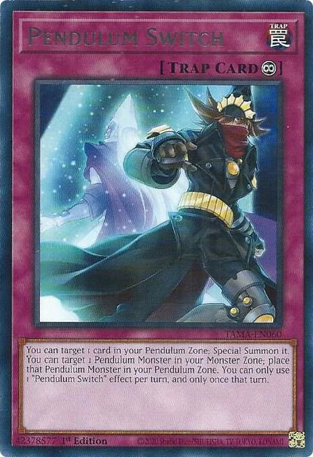 Pendulum Switch trading card from Tactical Masters Pendulum Switch - Tactical Masters YuGiOh trading card