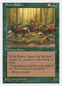 Elven Riders - Introductory Two-Player Set (2PS) #null - Uncommon Magic: The Gathering Trading Card