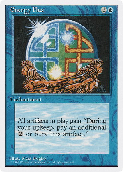Energy Flux - Introductory Two-Player Set Magic: The Gathering trading card