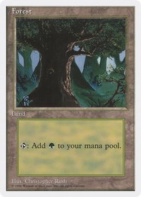 Forest (C) - Introductory Two-Player Set (2PS) #67 - Land Magic: The Gathering Trading Card