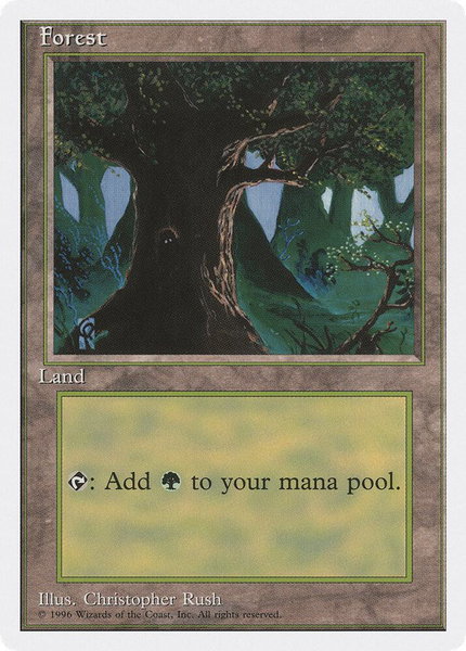 Forest (C) trading card from Introductory Two-Player Set Forest (C) - Introductory Two-Player Set Magic: The Gathering trading card