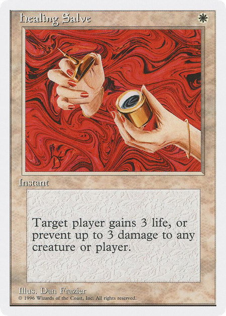 Healing Salve - Introductory Two-Player Set Magic: The Gathering trading card