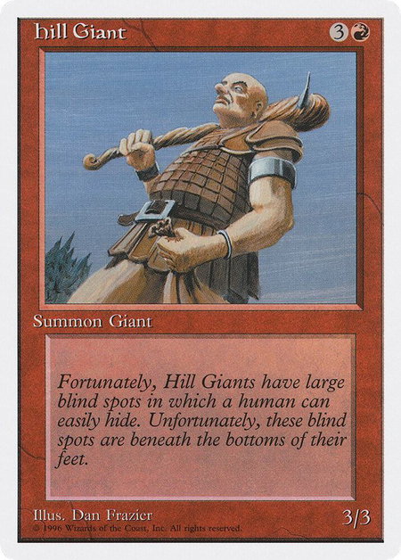 Hill Giant - Introductory Two-Player Set Magic: The Gathering trading card