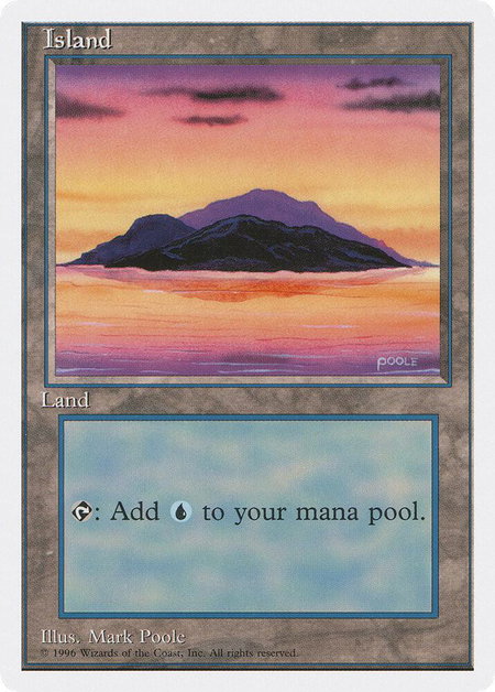 Island (A) - Introductory Two-Player Set Magic: The Gathering trading card