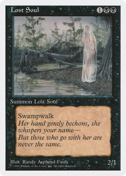 Lost Soul trading card from Introductory Two-Player Set Lost Soul - Introductory Two-Player Set Magic: The Gathering trading card