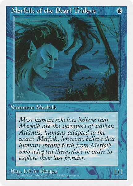 Merfolk of the Pearl Trident - Introductory Two-Player Set Magic: The Gathering trading card