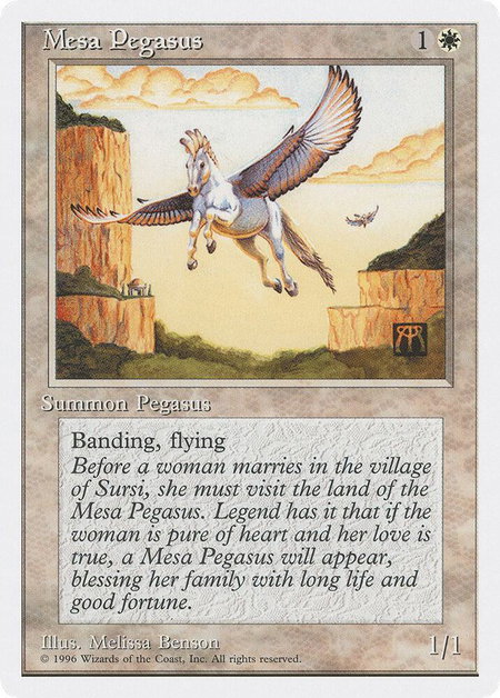 Mesa Pegasus - Introductory Two-Player Set Magic: The Gathering trading card