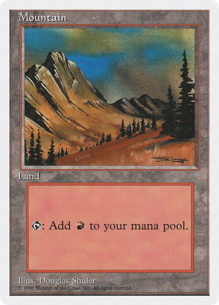 Mountain (C) trading card from Introductory Two-Player Set Mountain (C) - Introductory Two-Player Set Magic: The Gathering trading card